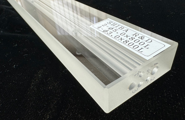 2箇所-φ5.0mm×L800mm 4箇所-φ3.0mm×L800mm(Quartz)